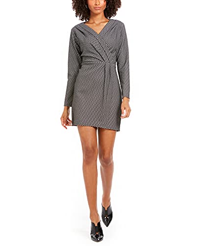 Petite Faux-Wrap Sheath Dress