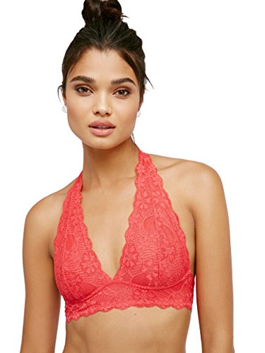Free People Womens Galloon Lace Halter Bra Premium Top