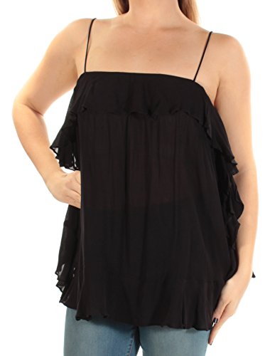 Intimately Free People Womens Ruffled Spaghetti Straps Signature Blouse