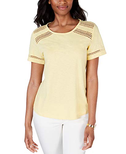 Cotton Lace-Trim Premium Top