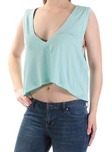 Intimately Free People Womens Baring It Deep V Cropped Tank Premium Top