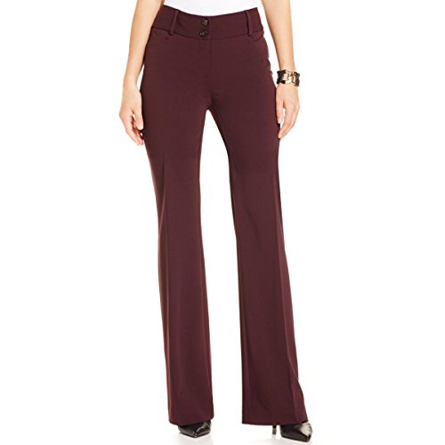 Plus & Petite Plus Size Curvy-Fit Slimming Boot-Cut Signature Pants