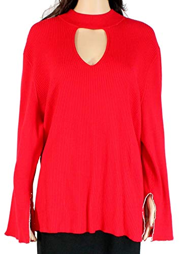 I.N.C. Plus Size Keyhole Rhinestone-Trim Premium Top