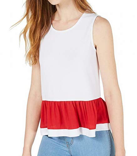 Two-Tone Peplum Premium Top