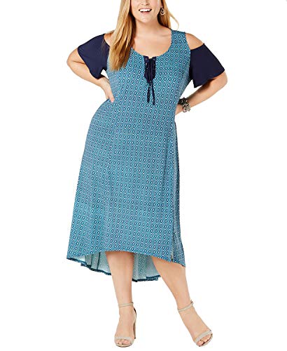 Plus Plus Size Cold-Shoulder Dress