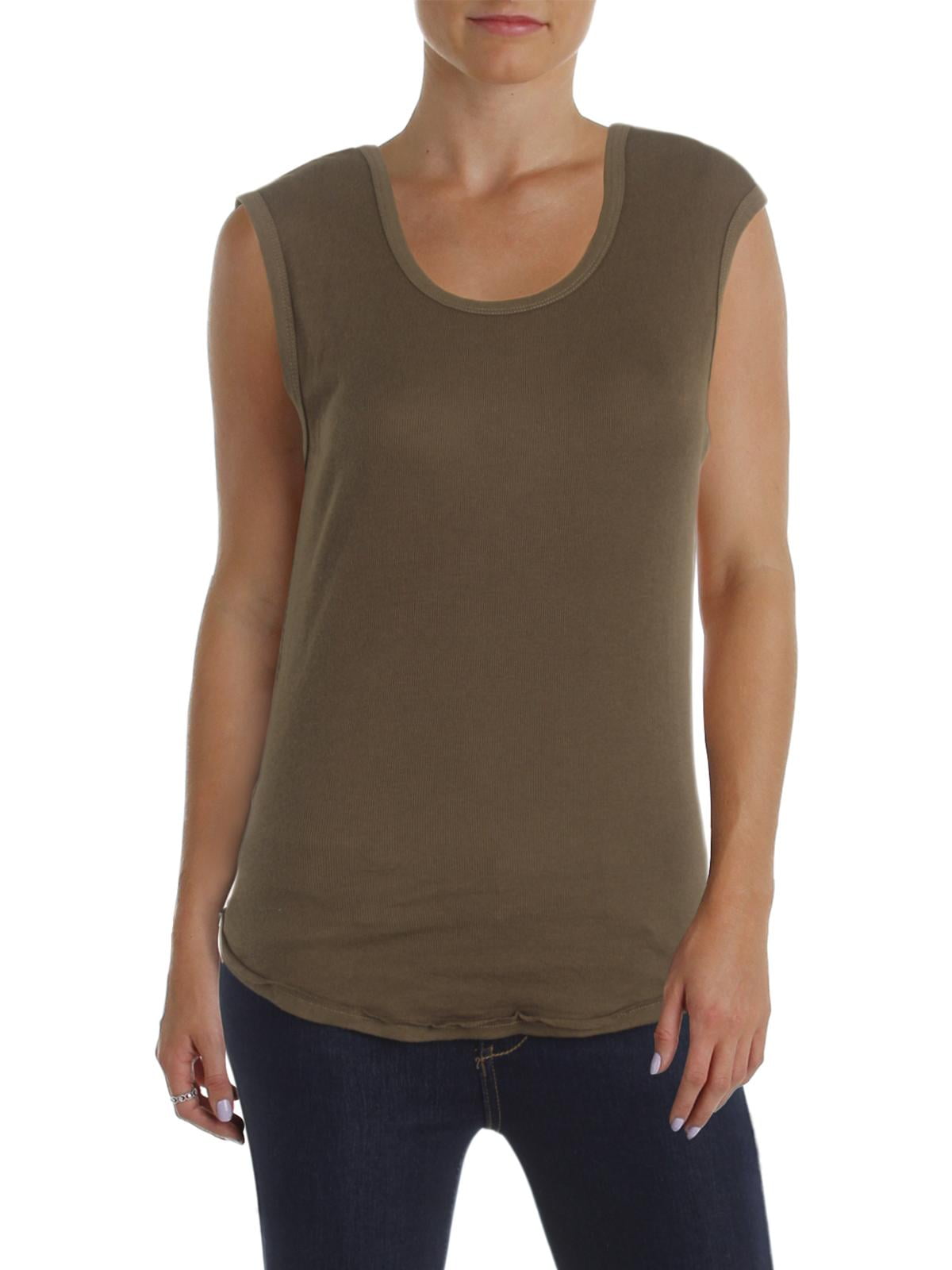 Free People Ob514530 Surplice Back, Sleeveless Tank Premium Top
