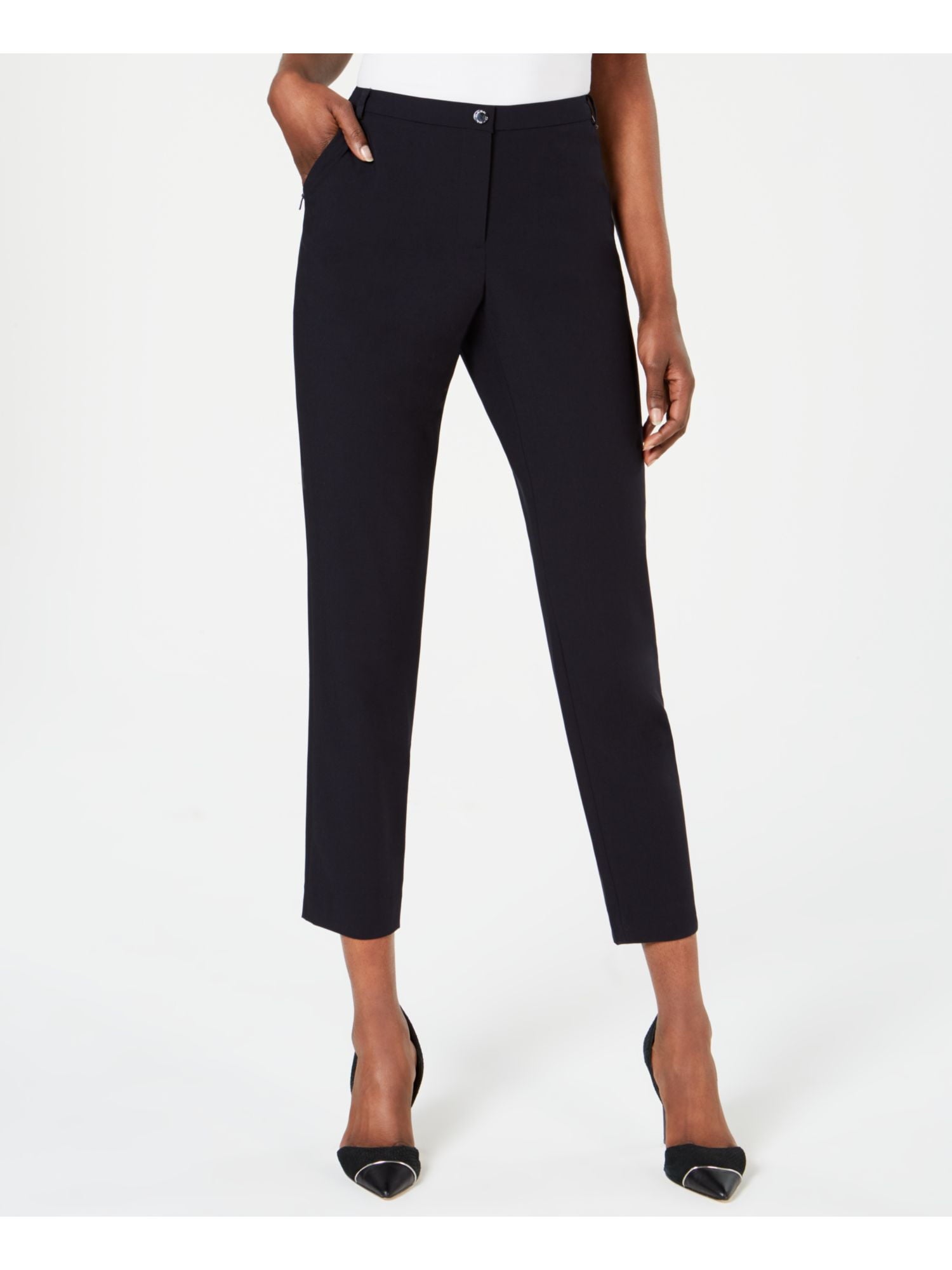Slim-Cut Fit Ankle Pants Signature Pants