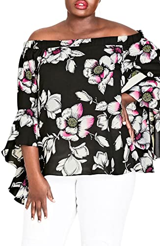 Modern Plus Size Off-The-Shoulder Premium Top