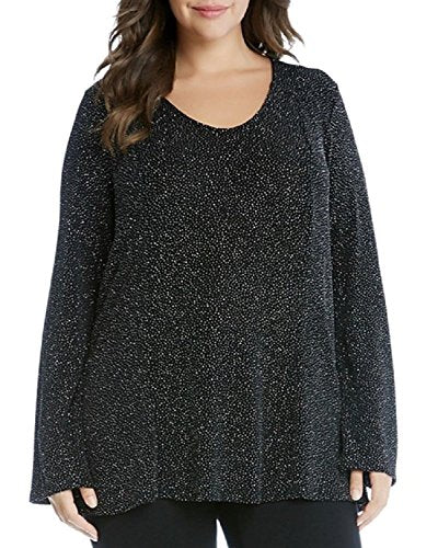 Karen Kane Plus Diamond Dust Premium Top