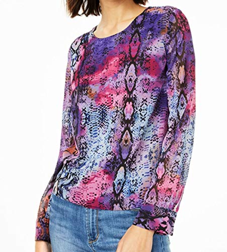 Snake-Print Twist-Back Premium Top
