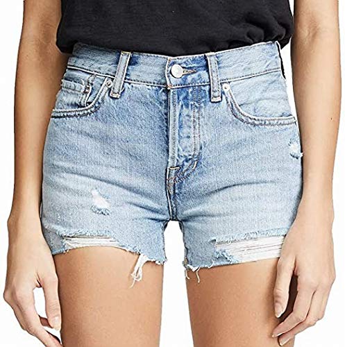 Free People Sofia Cotton Distressed Raw Hem Premium Shorts