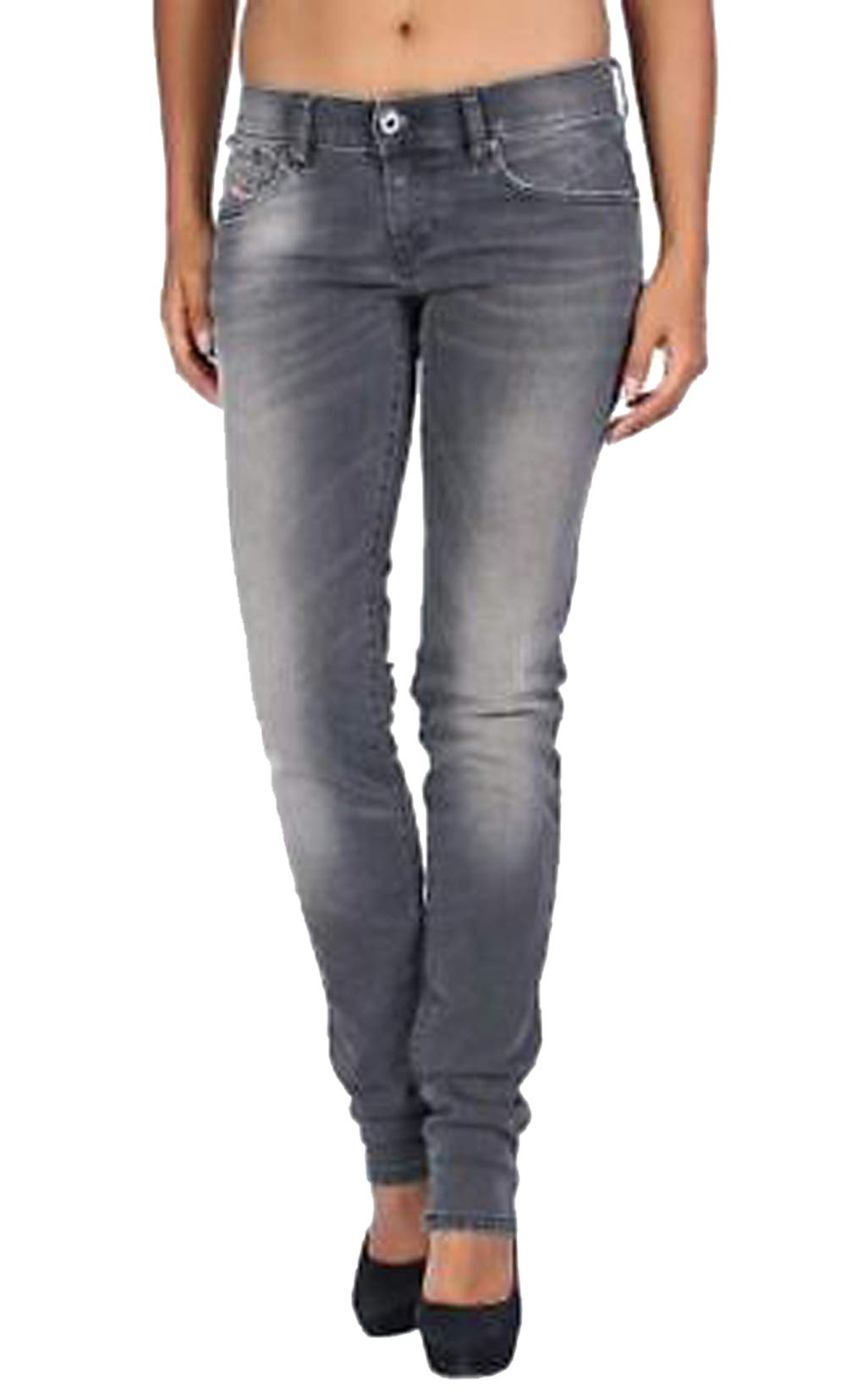 Diesel Women Getlegg Orz23 Slim-Cut Skinny-Fit Low Waist
