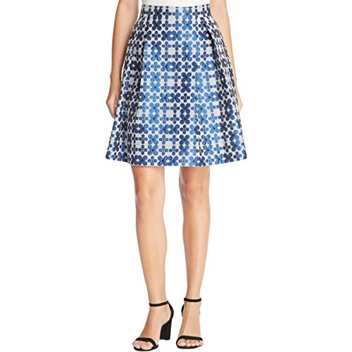Finity Floral Jacquard A-Line Modern Skirt