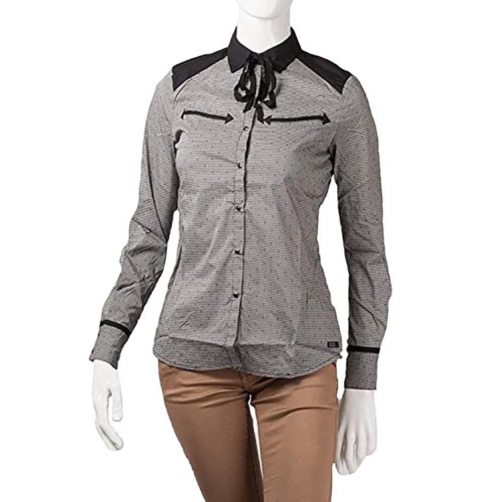 55Dsl By Diesel Womens Shamrock Modern Shirt Black
