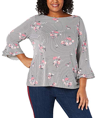 Plus Size Ruffle-Sleeve Premium Top
