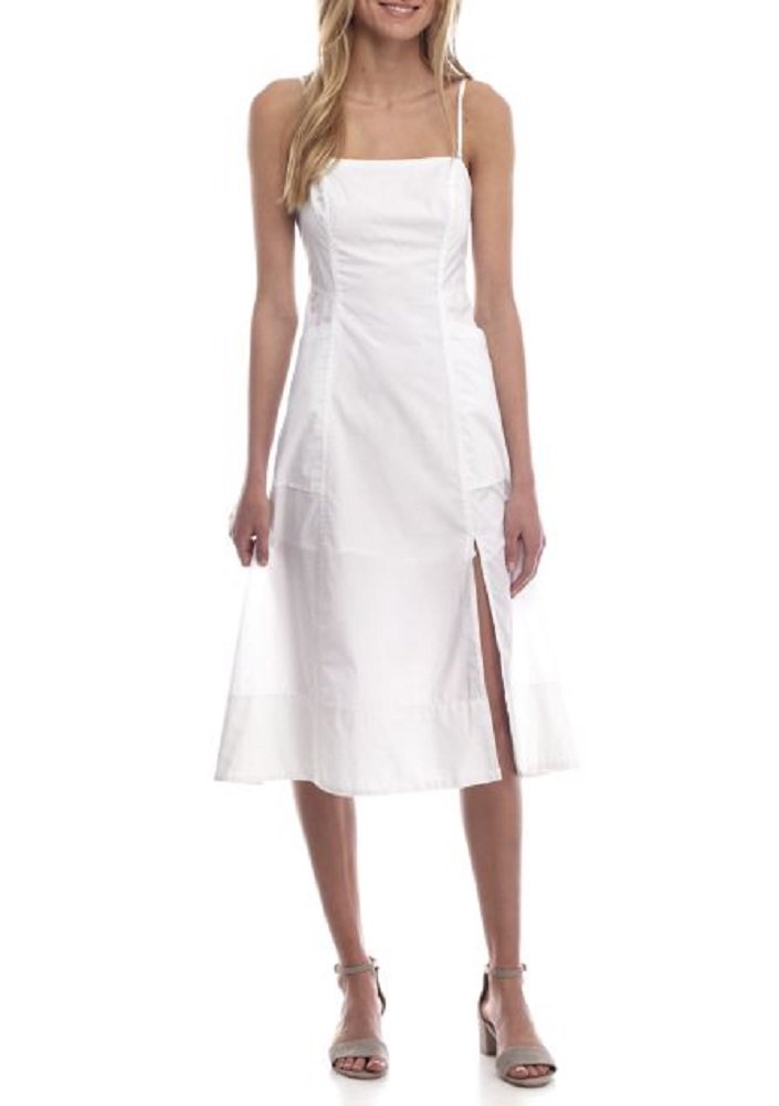 Free People Womens Sunshine Of Love Ruched Sleeveless Everyday Dress