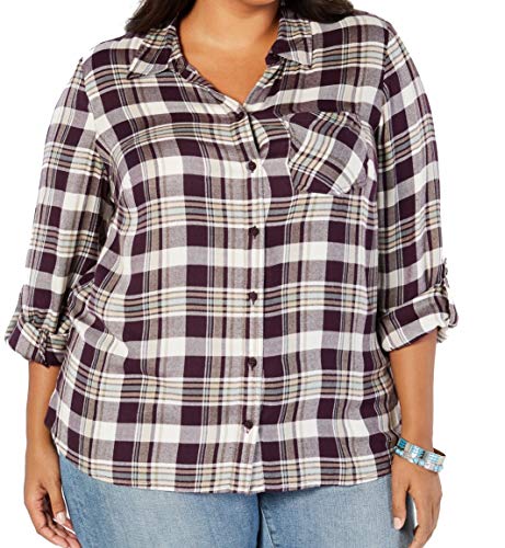 Plus Size Plaid Modern Shirt