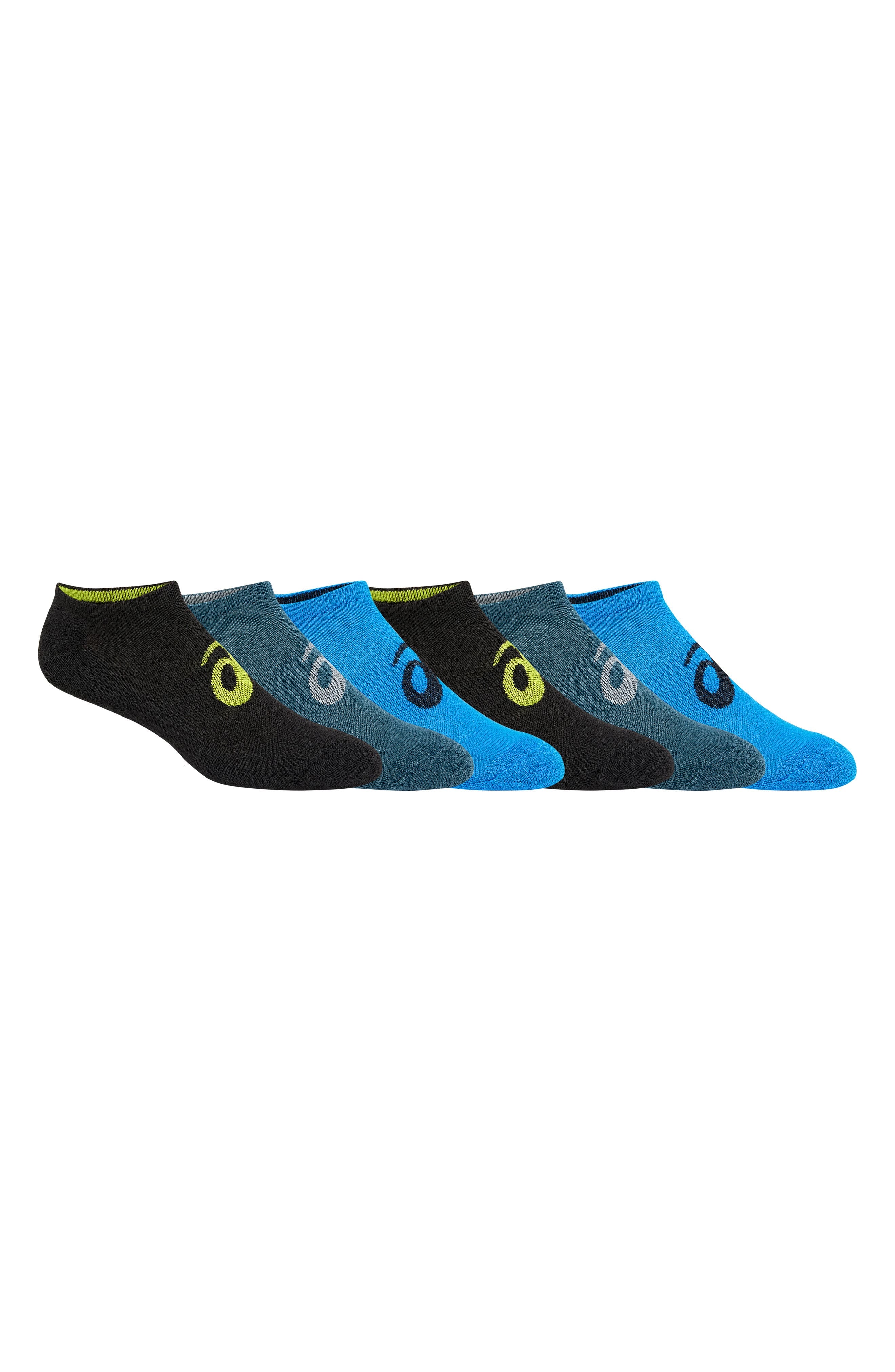 Men's Asics Invasion 6-Pack No-Show Socks