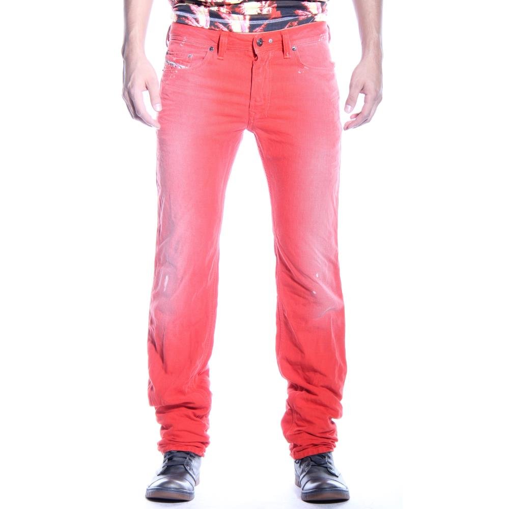 Diesel Men's Krayver Regular Slim-Cut Carrot Premium Jeans 0818V