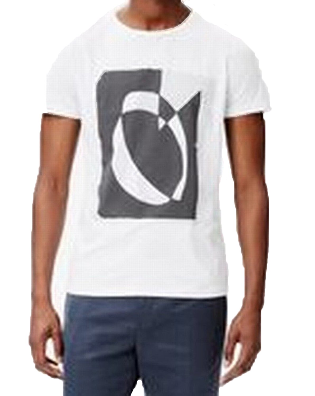 Theory Mens Graphic Printed Tee Modern Shirt