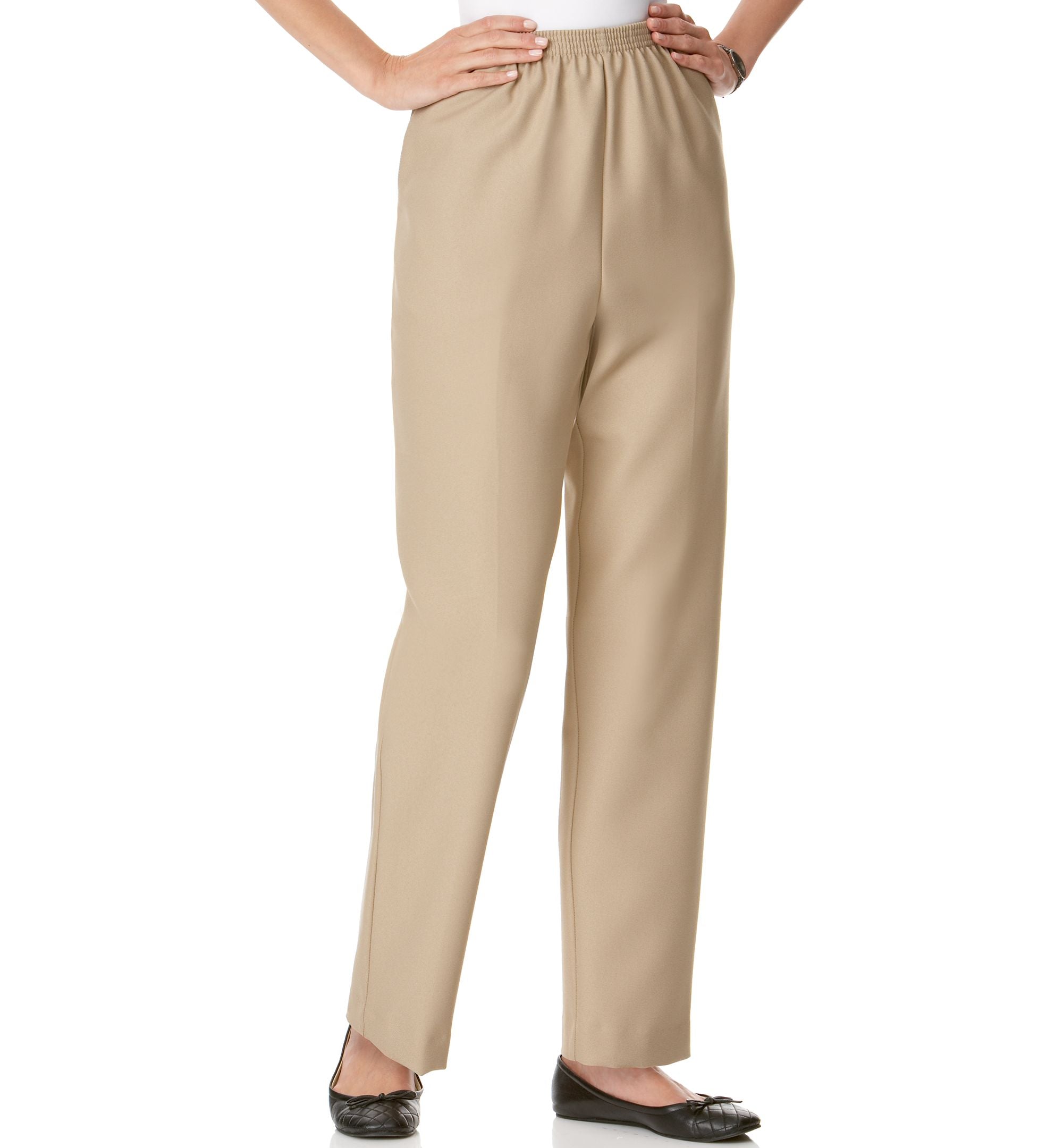 Classics Pull-On Straight-Leg Signature Pants
