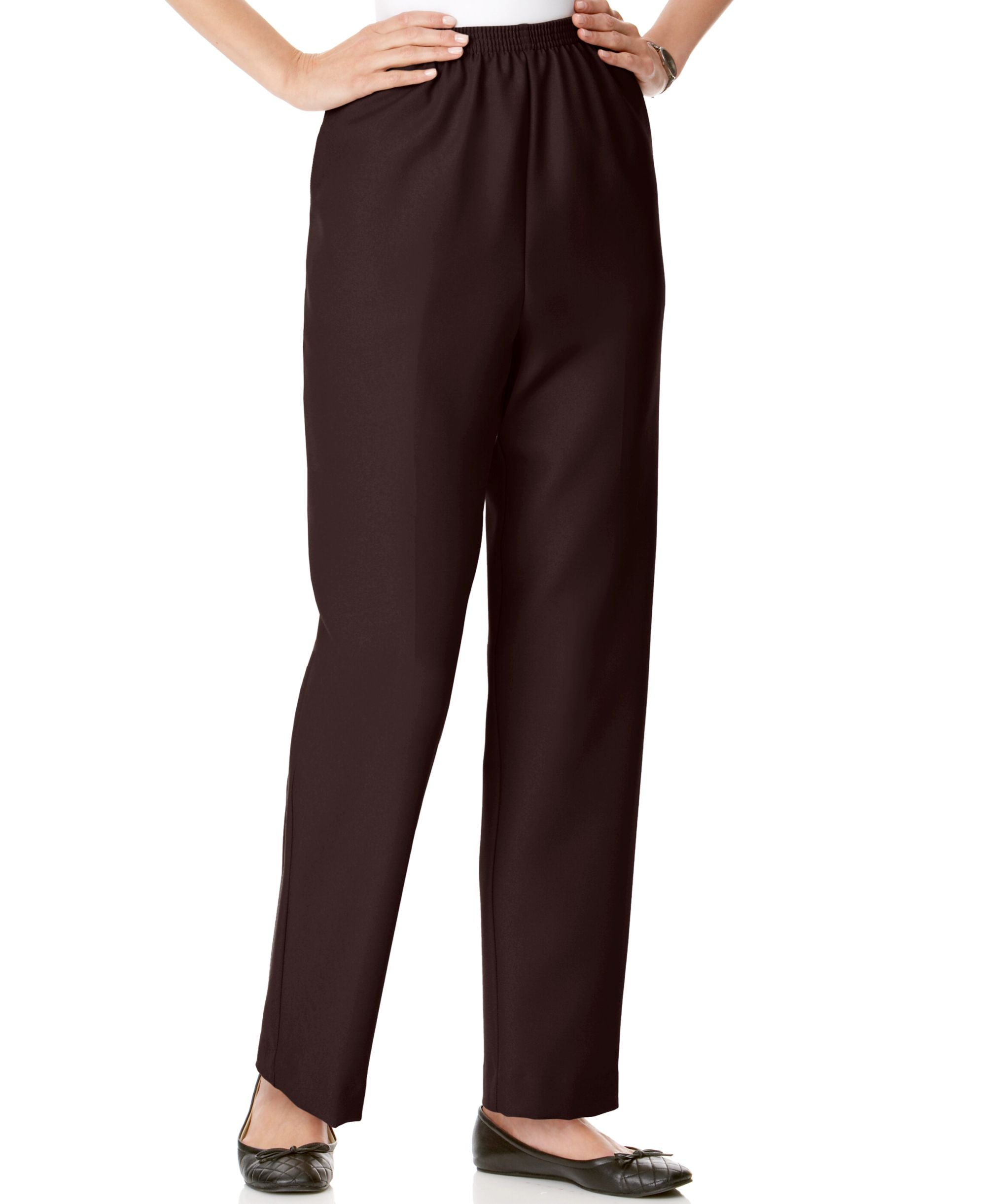Classics Pull-On Straight-Leg Signature Pants