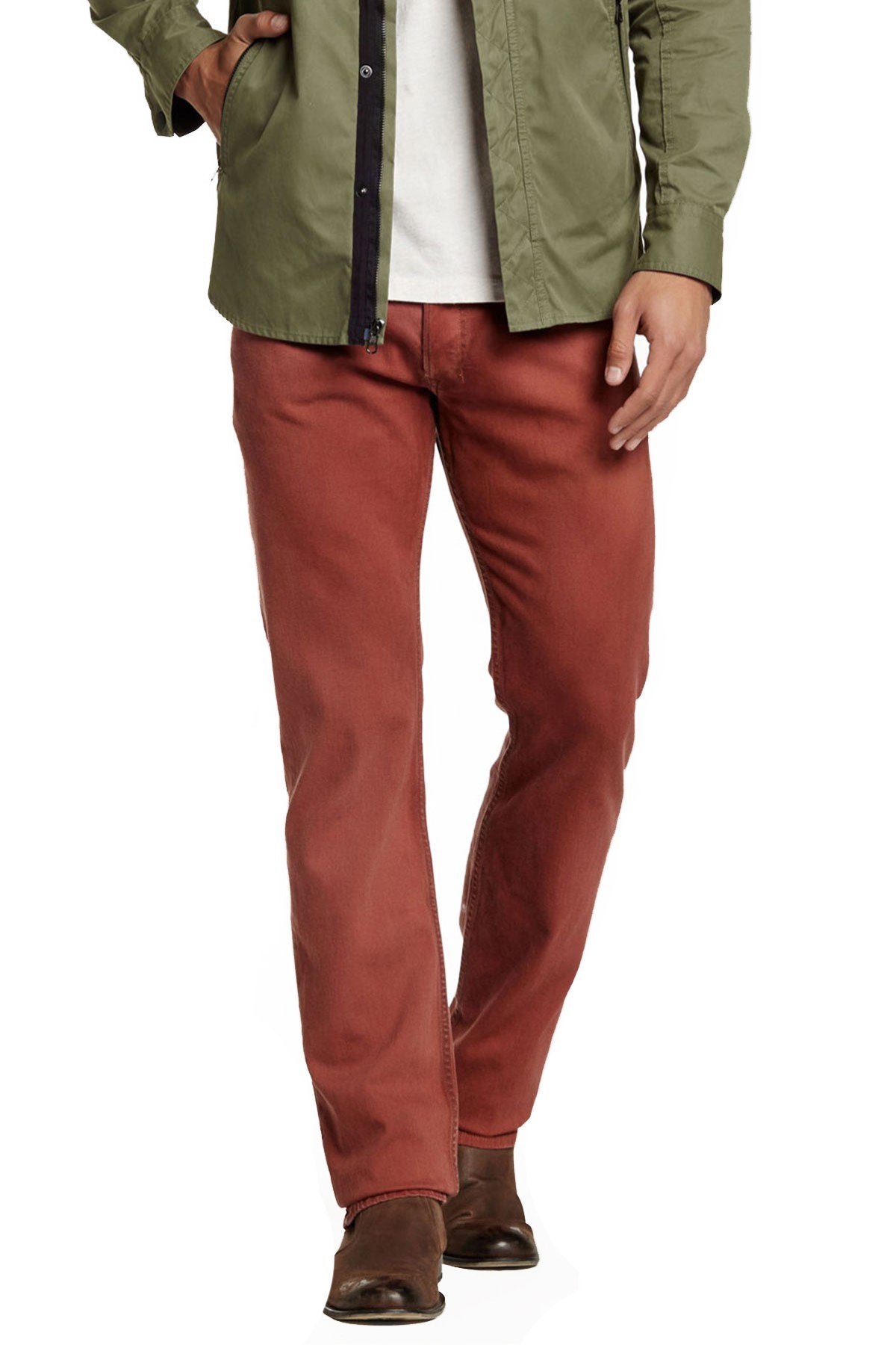 Diesel Safado Trouser Slim-Cut Straight-Cut Jean Coffee