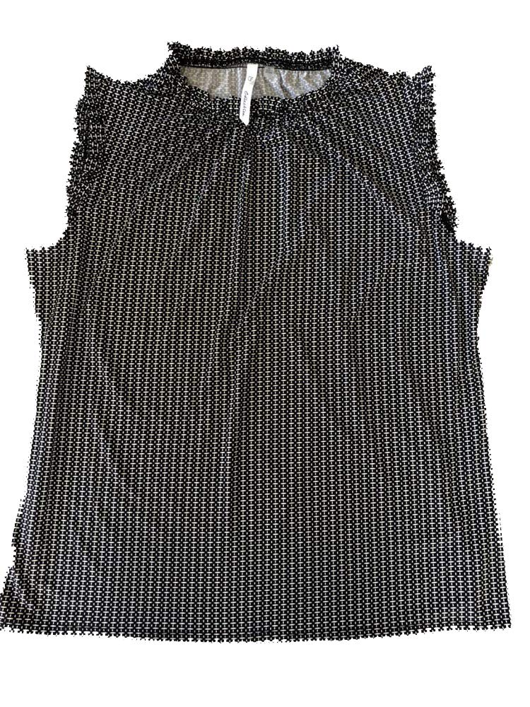 NY Collection Black Signature Blouse