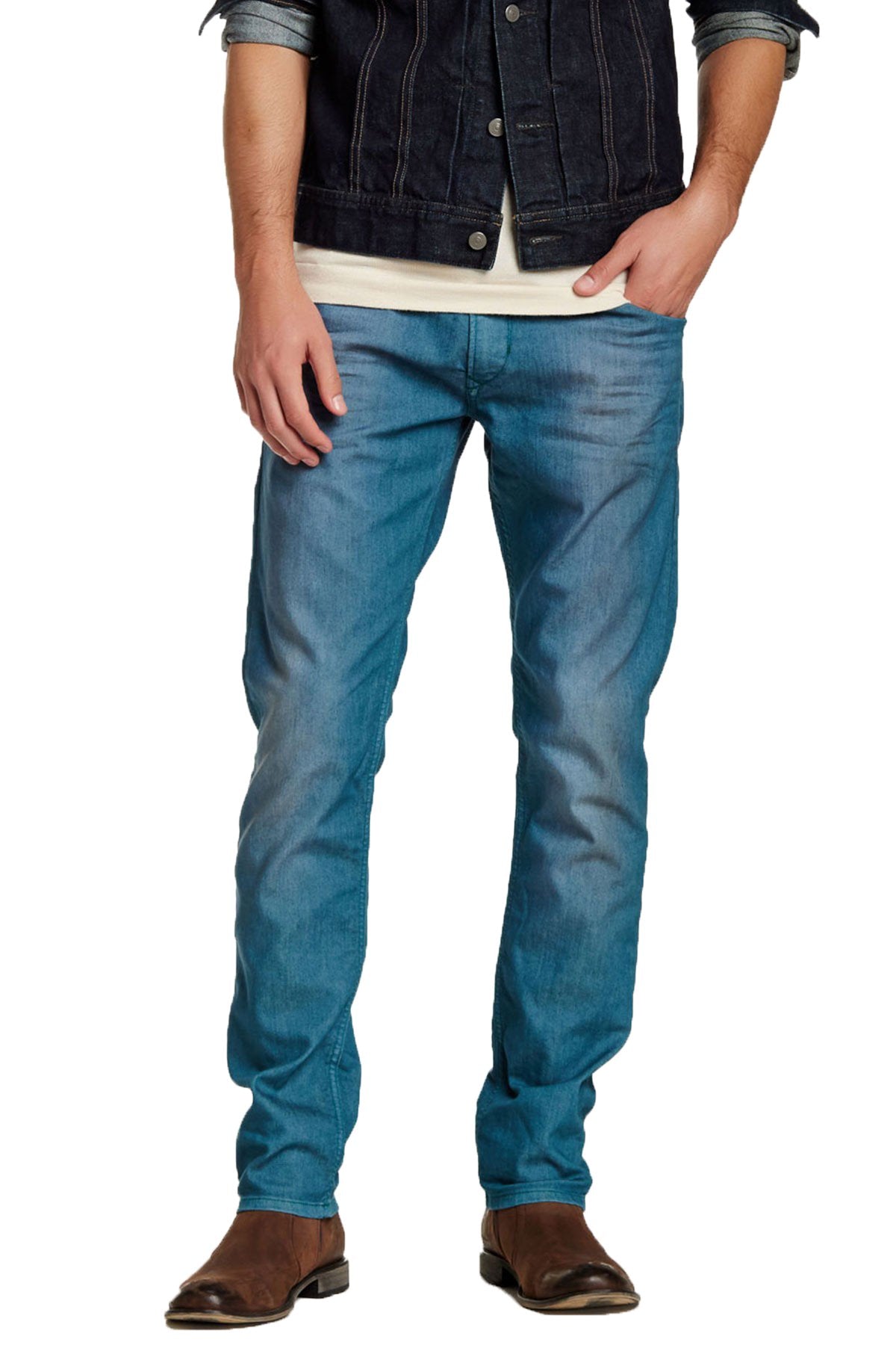 Diesel Krayver Slim-Cut Carrot Light-Blue