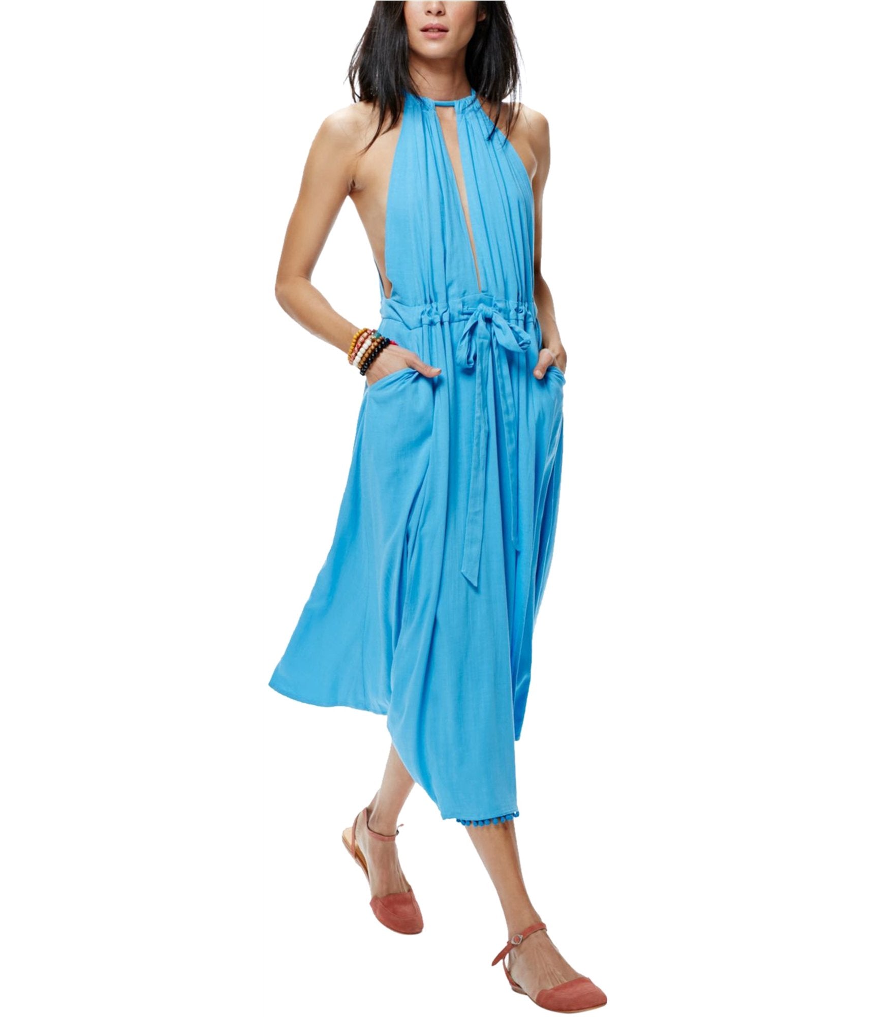 Free People Womens Spring Love Midi Dress