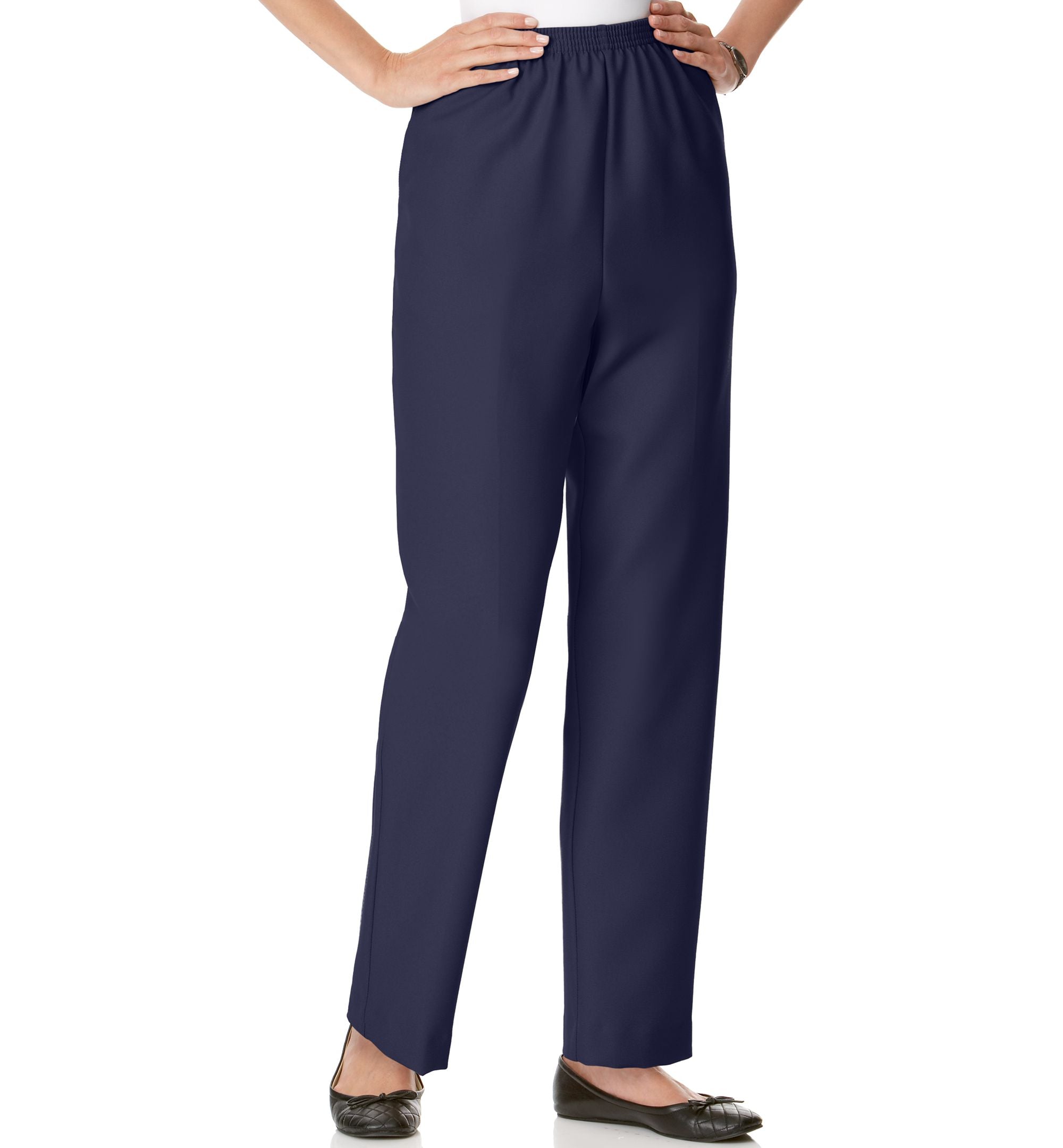 Classics Pull-On Straight-Leg Signature Pants