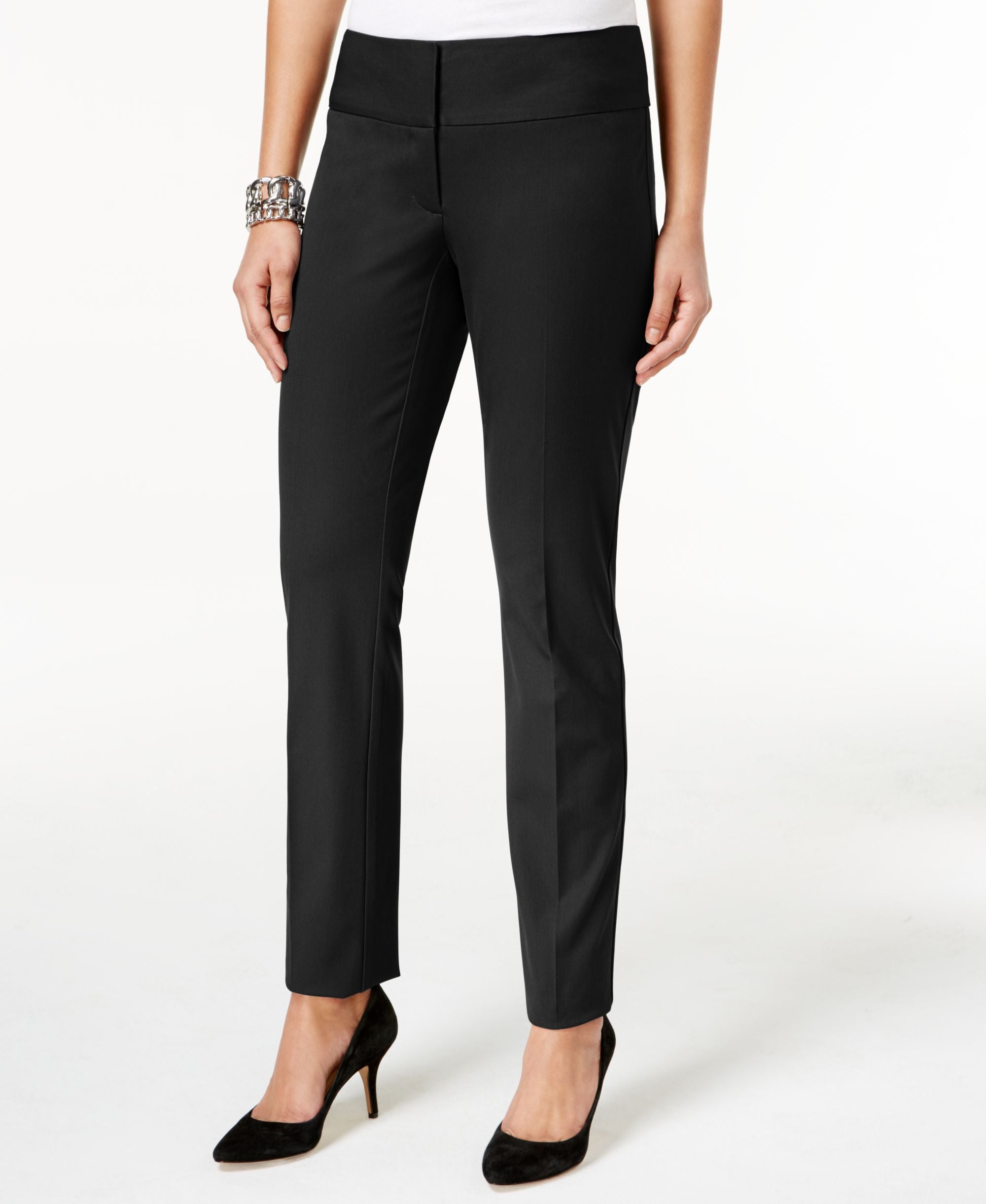 Alfani Slim-Cut Signature Pants In