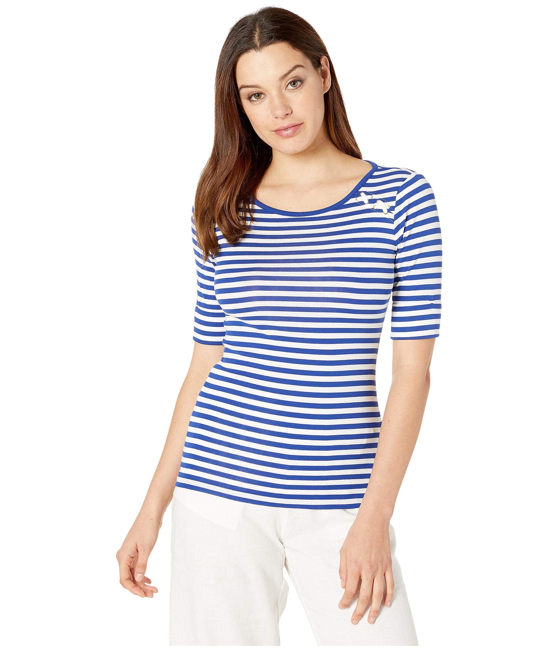 Lauren Ralph Lauren Lace Up Premium Top