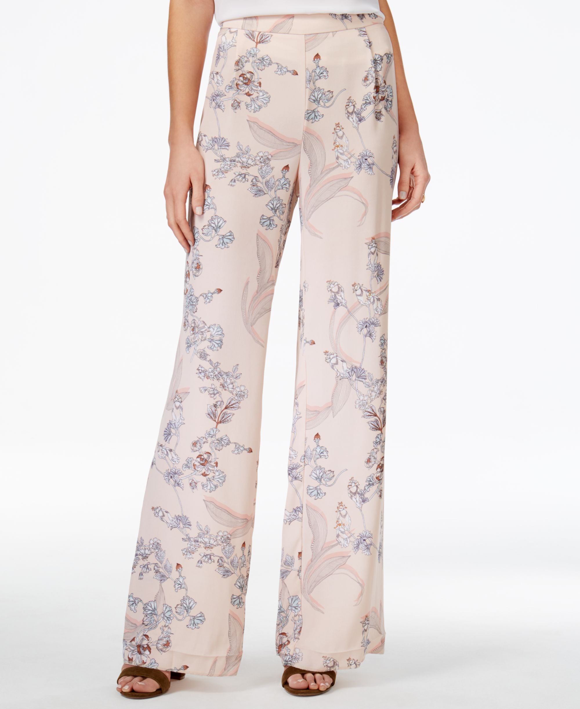 Bar III Wide-Leg Trousers