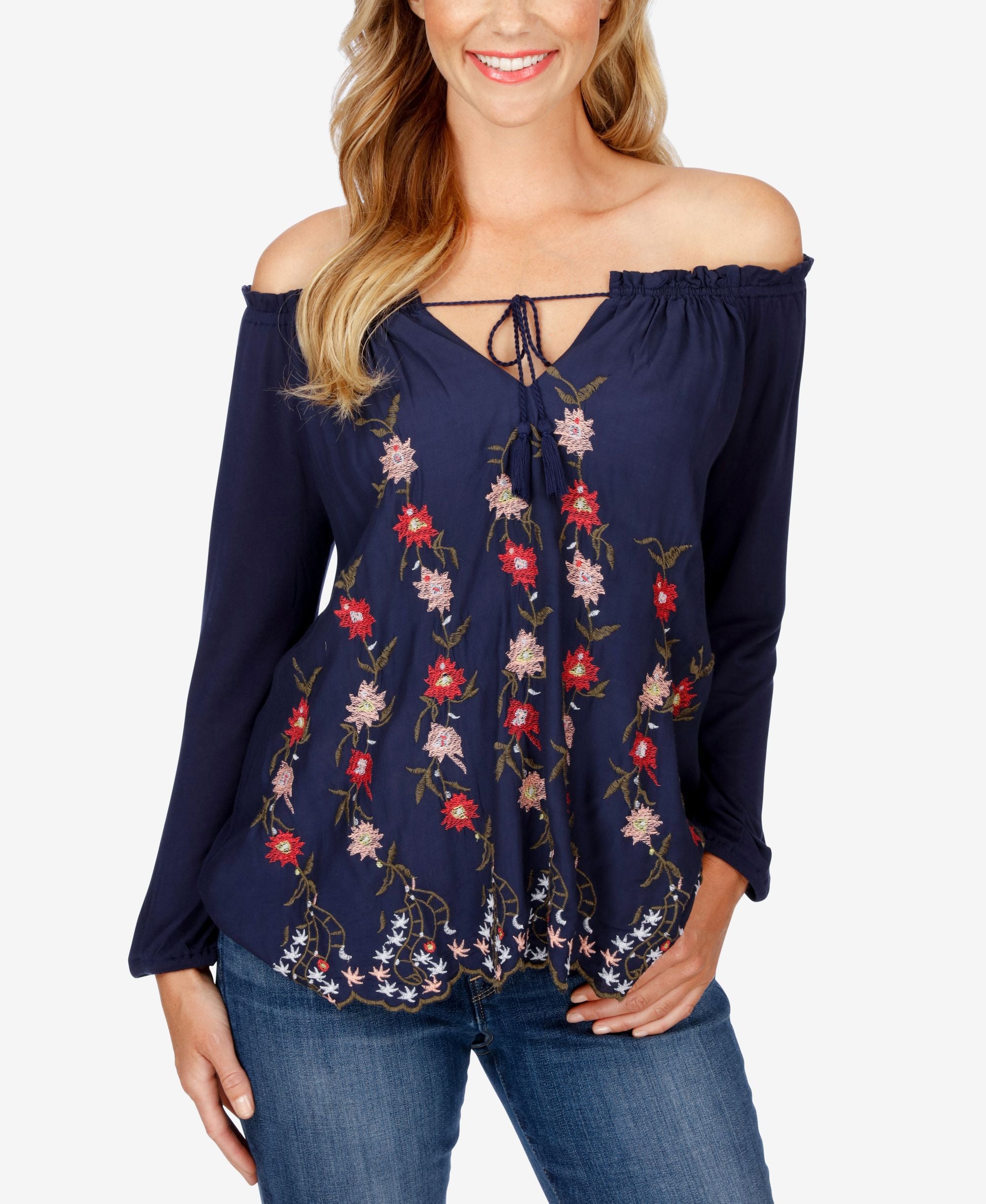 Lucky Brand Off The Shoulder Premium Top