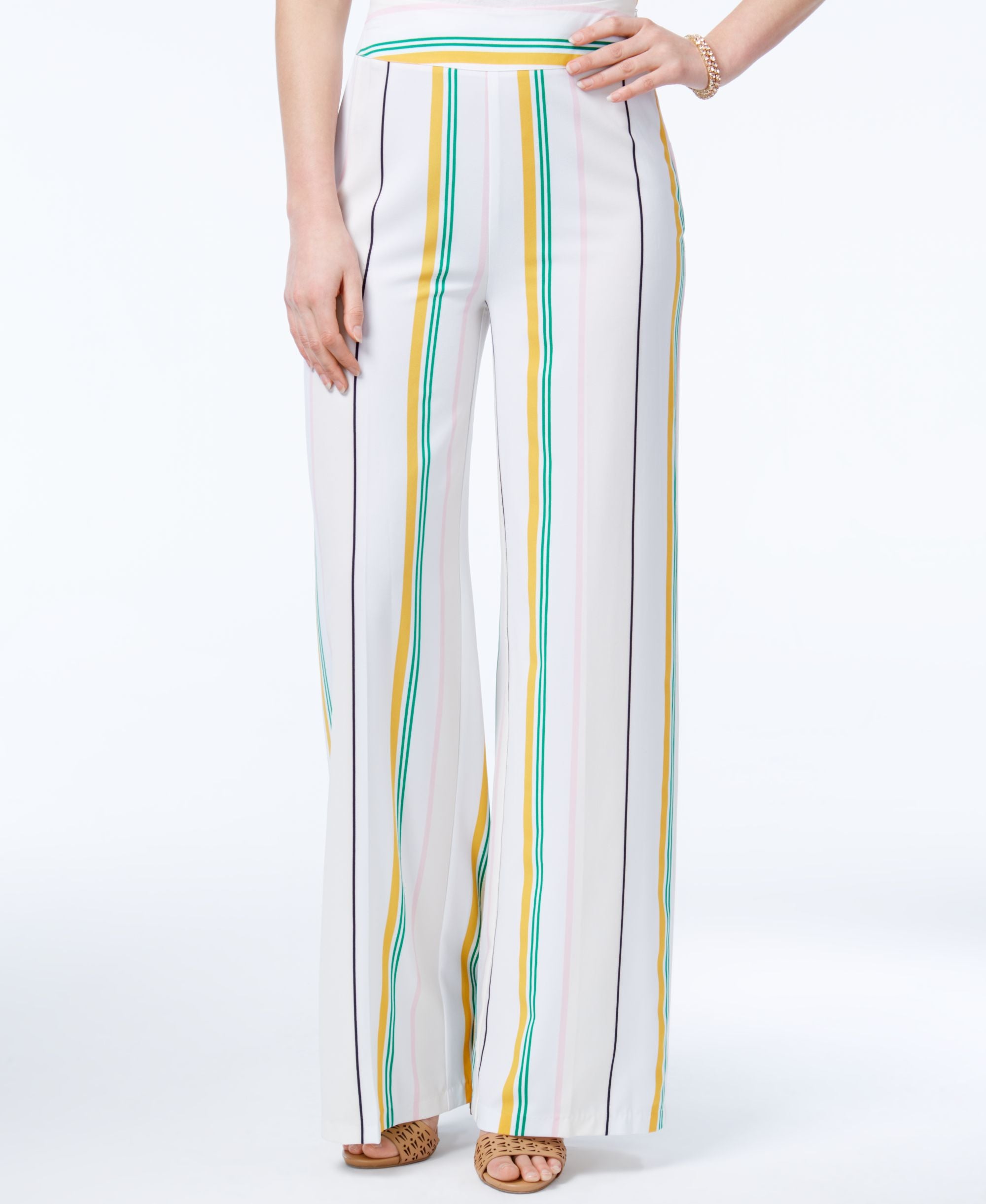 XOXO Juniors Striped Wide-Leg Signature Pants