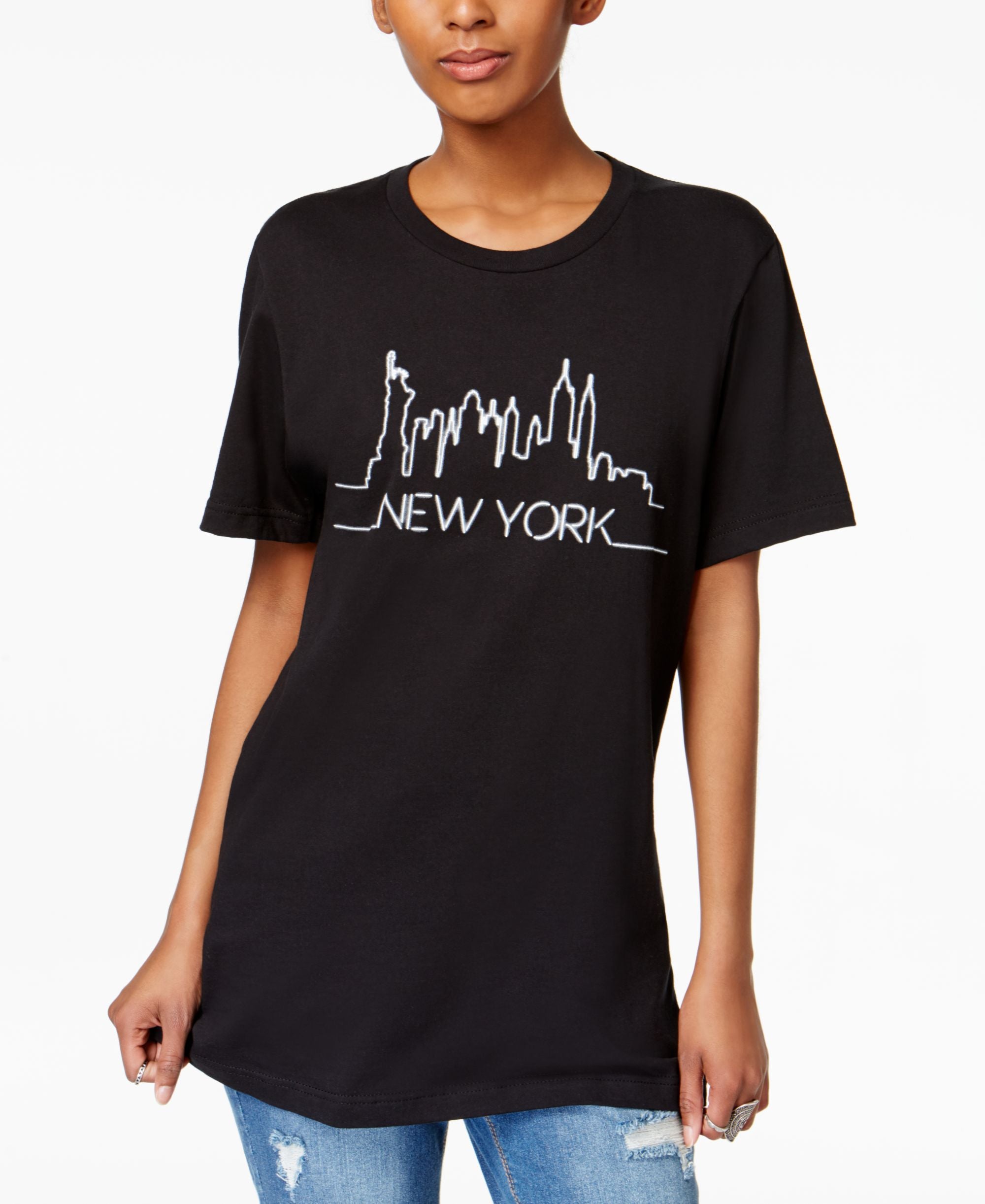 Kid Dangerous Cotton New York Graphic T-Modern Shirt