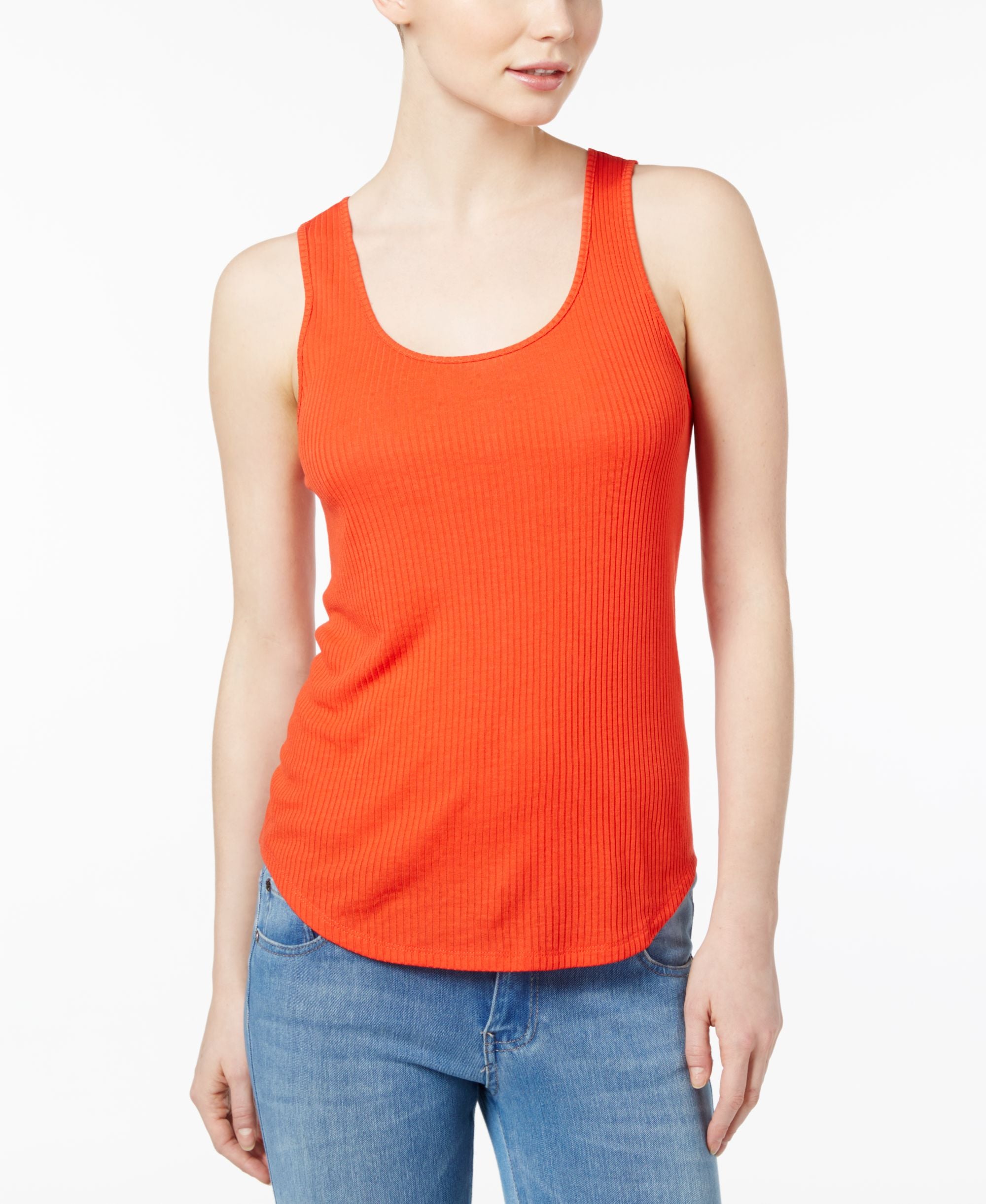 Kensie Ribbed Tank Premium Top