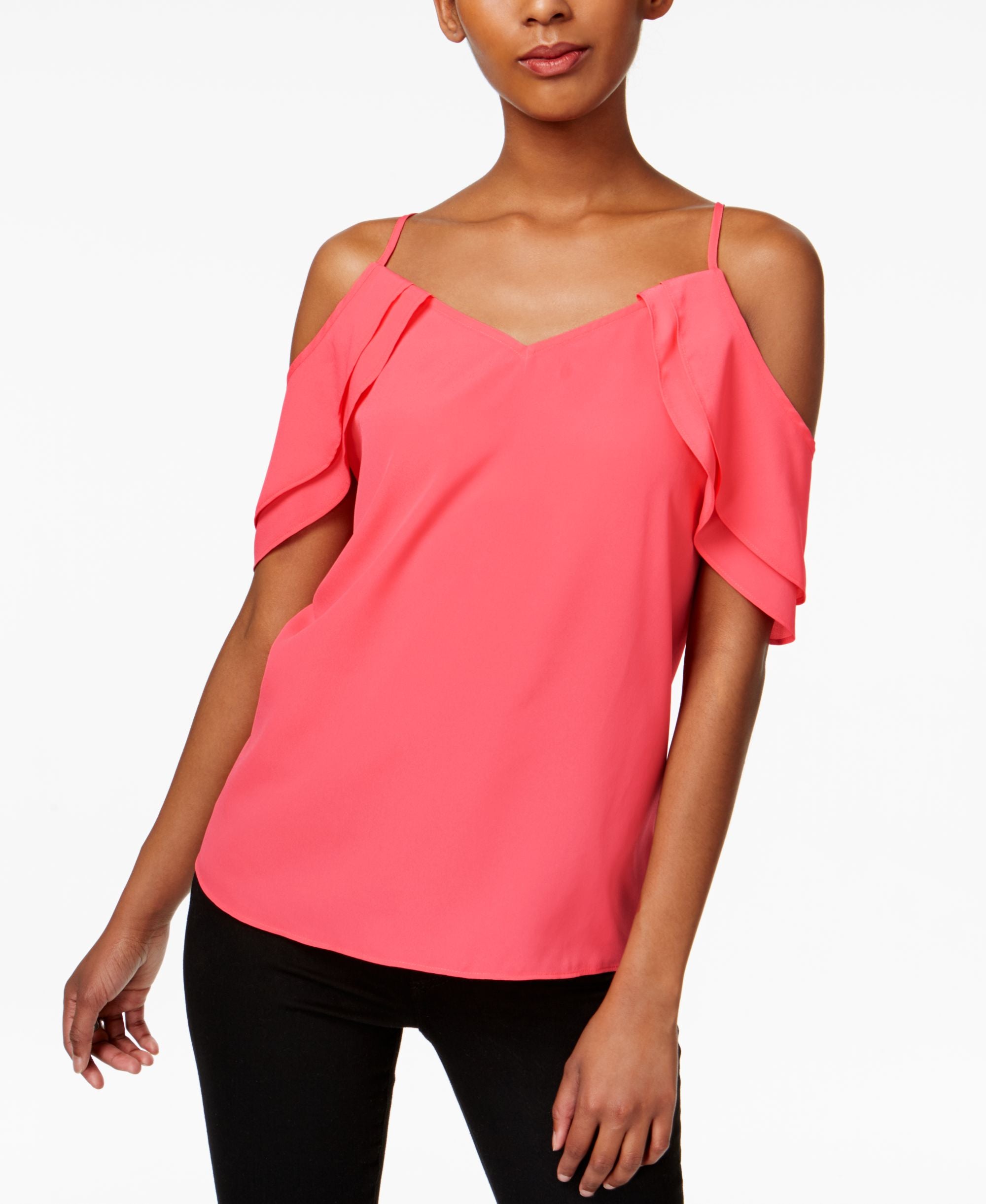BAR III Cold Shoulder Premium Top