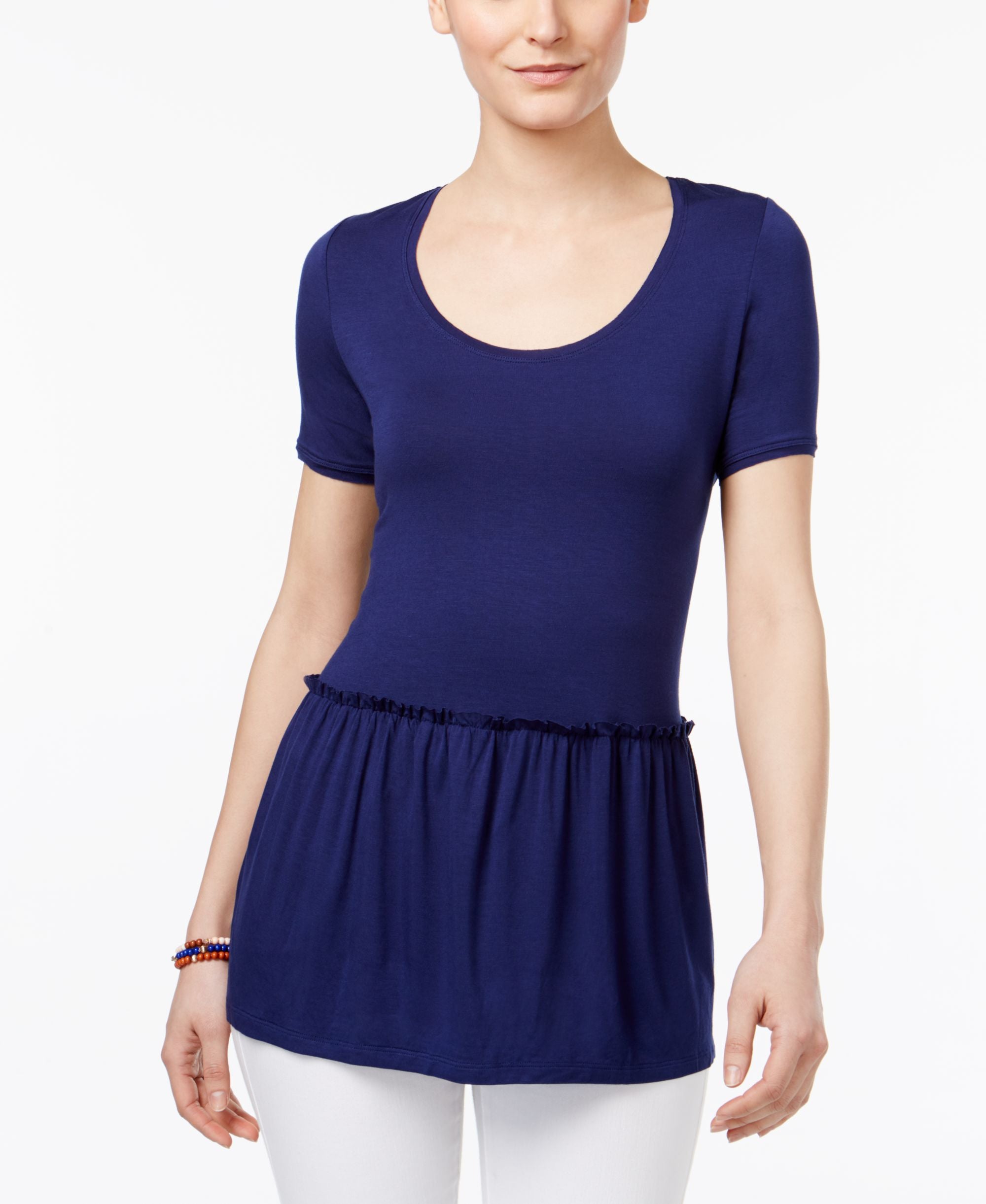G.h. Bass Co. Peplum Hem Premium Top