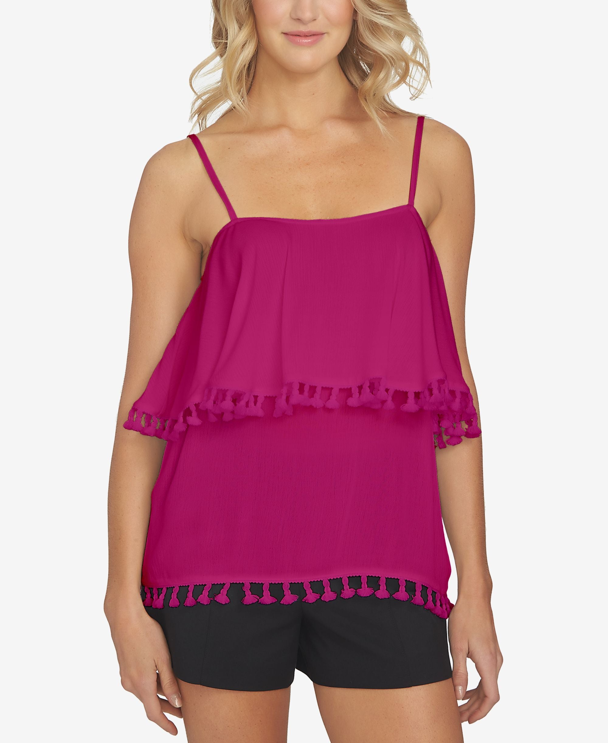 1.State Tassled Ruffled Premium Top