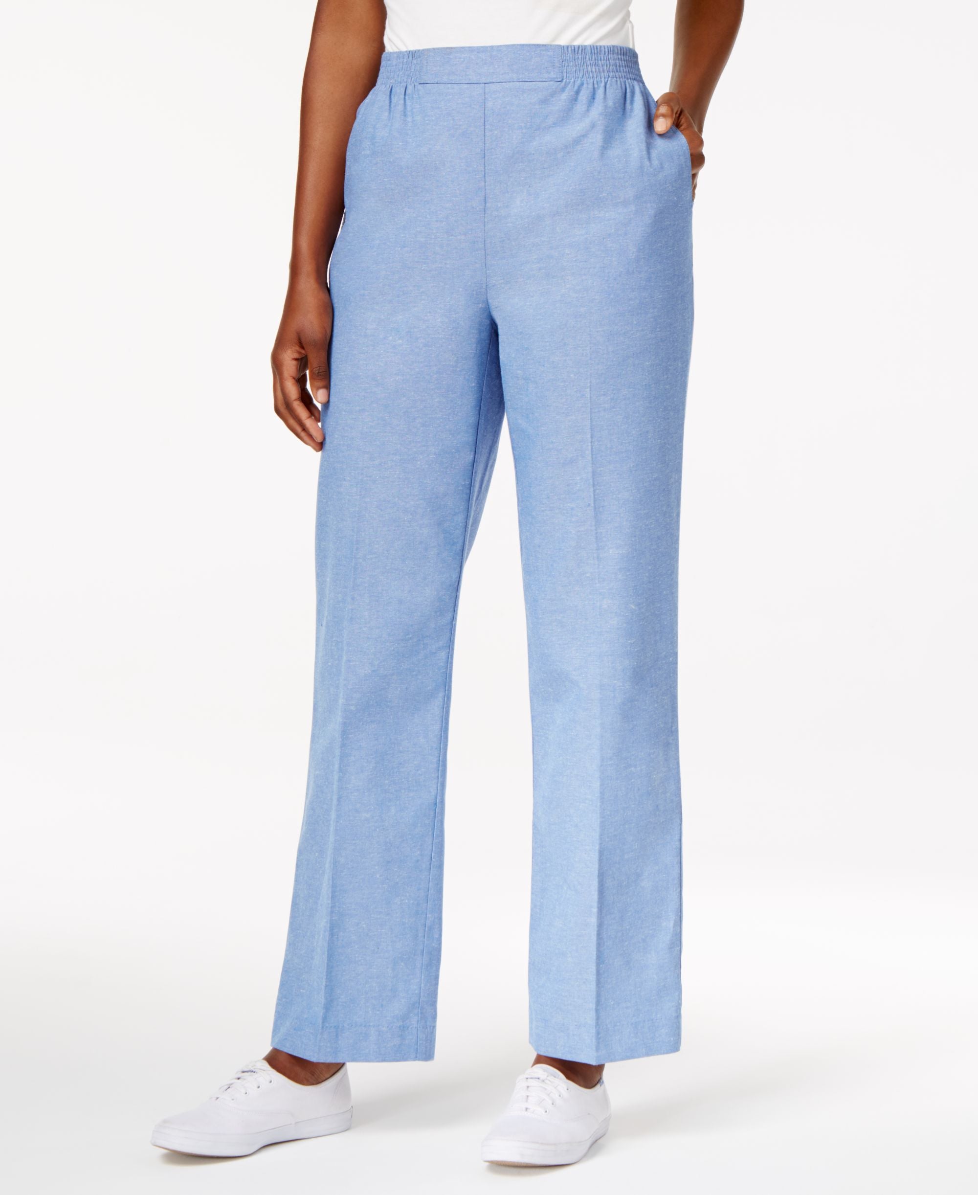 Alfred Dunner Long Weekend Comfort-Waist Signature Pants