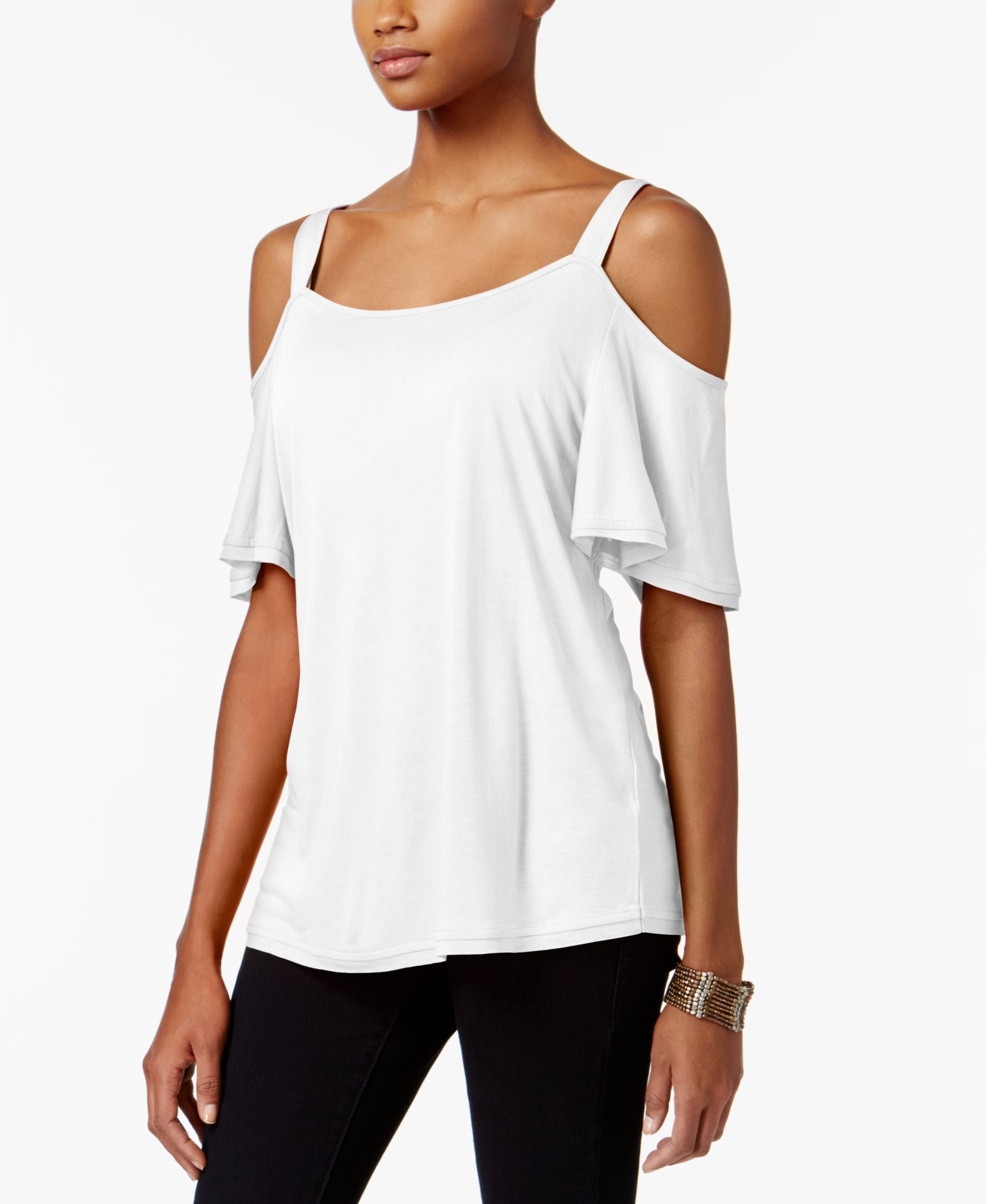 Calvin Klein Premium Jeans Cold Shoulder T-Modern Shirt