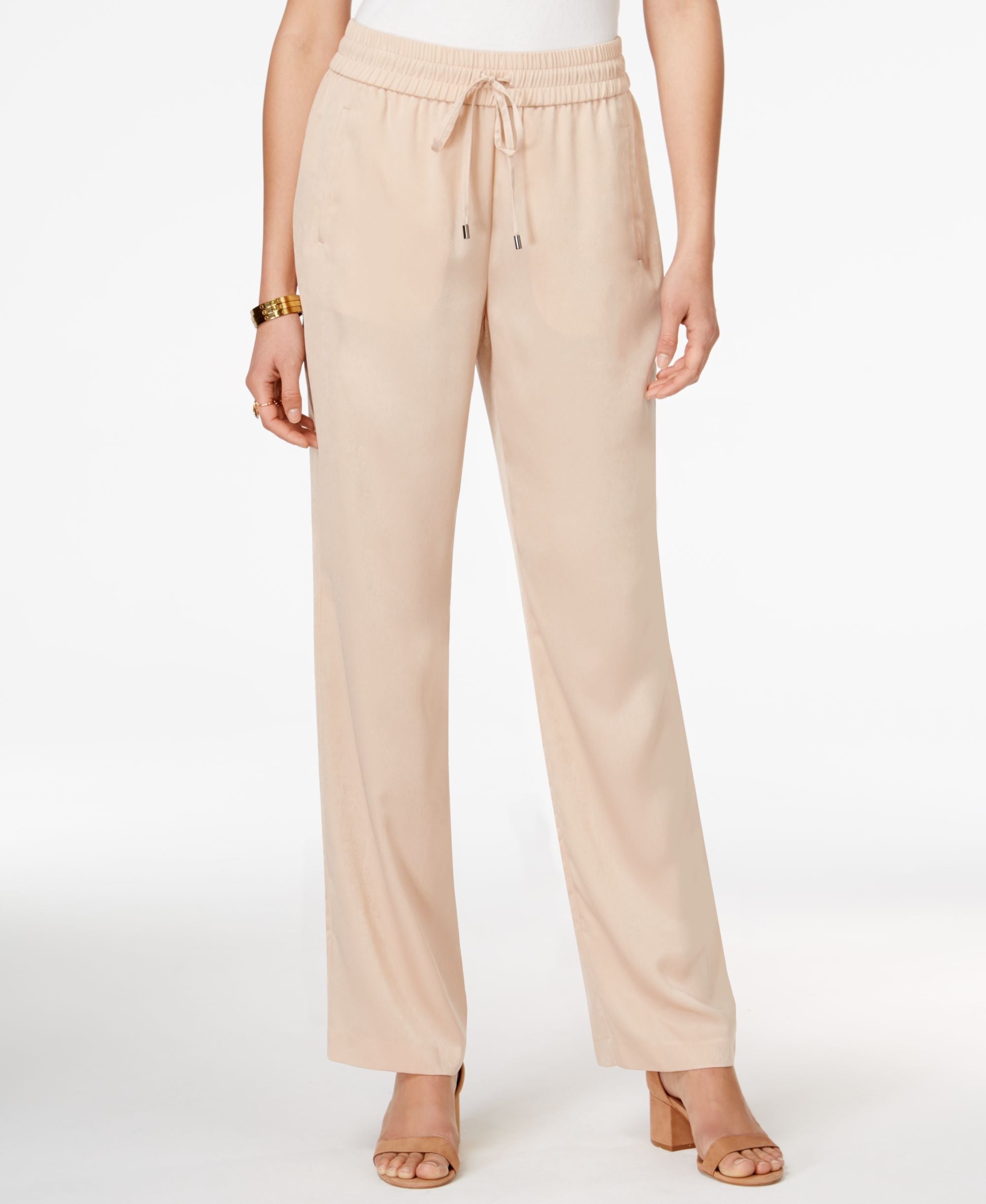 Bar III Drawstring Jogger Signature Pants