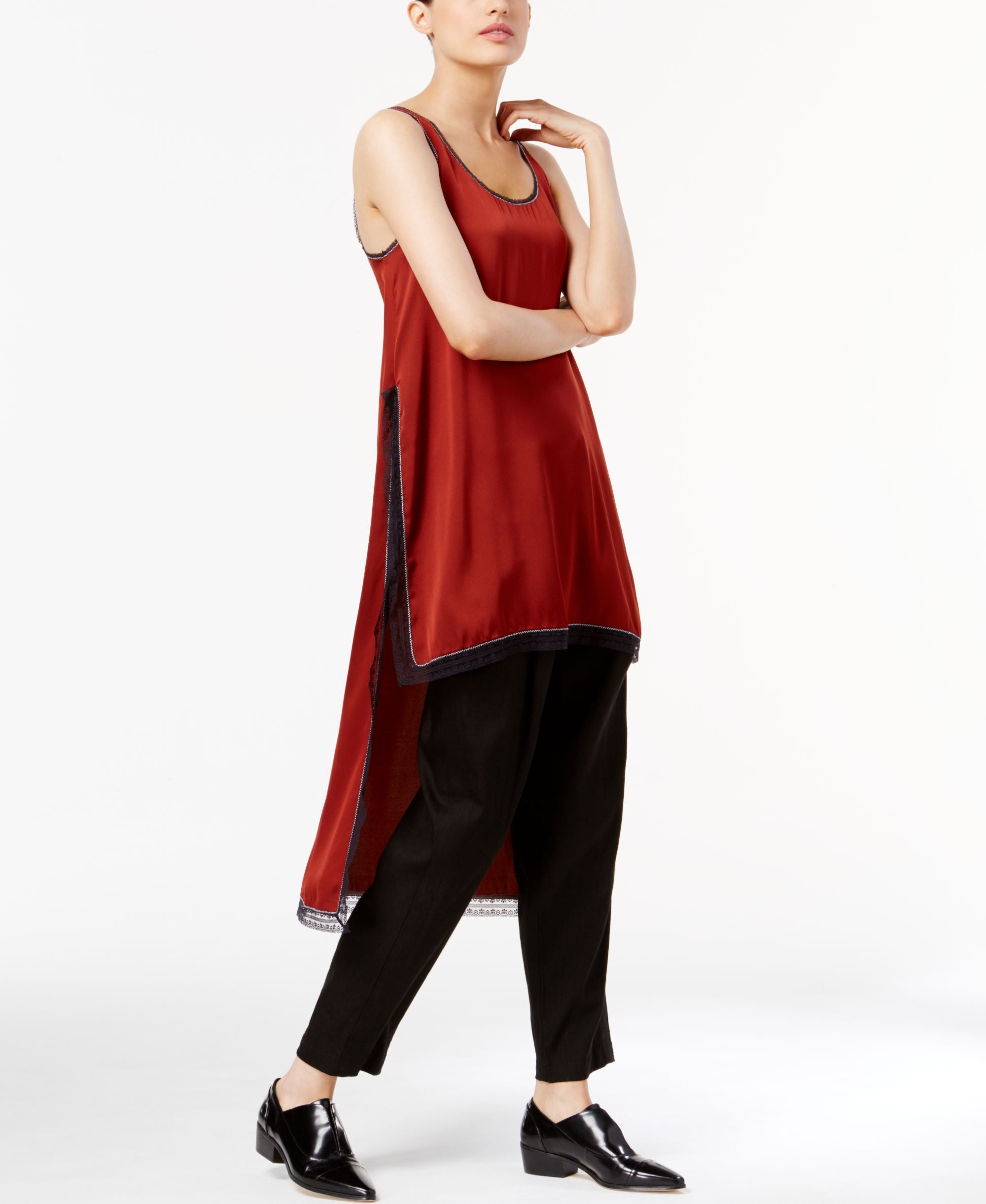 DKNY High Low Premium Top