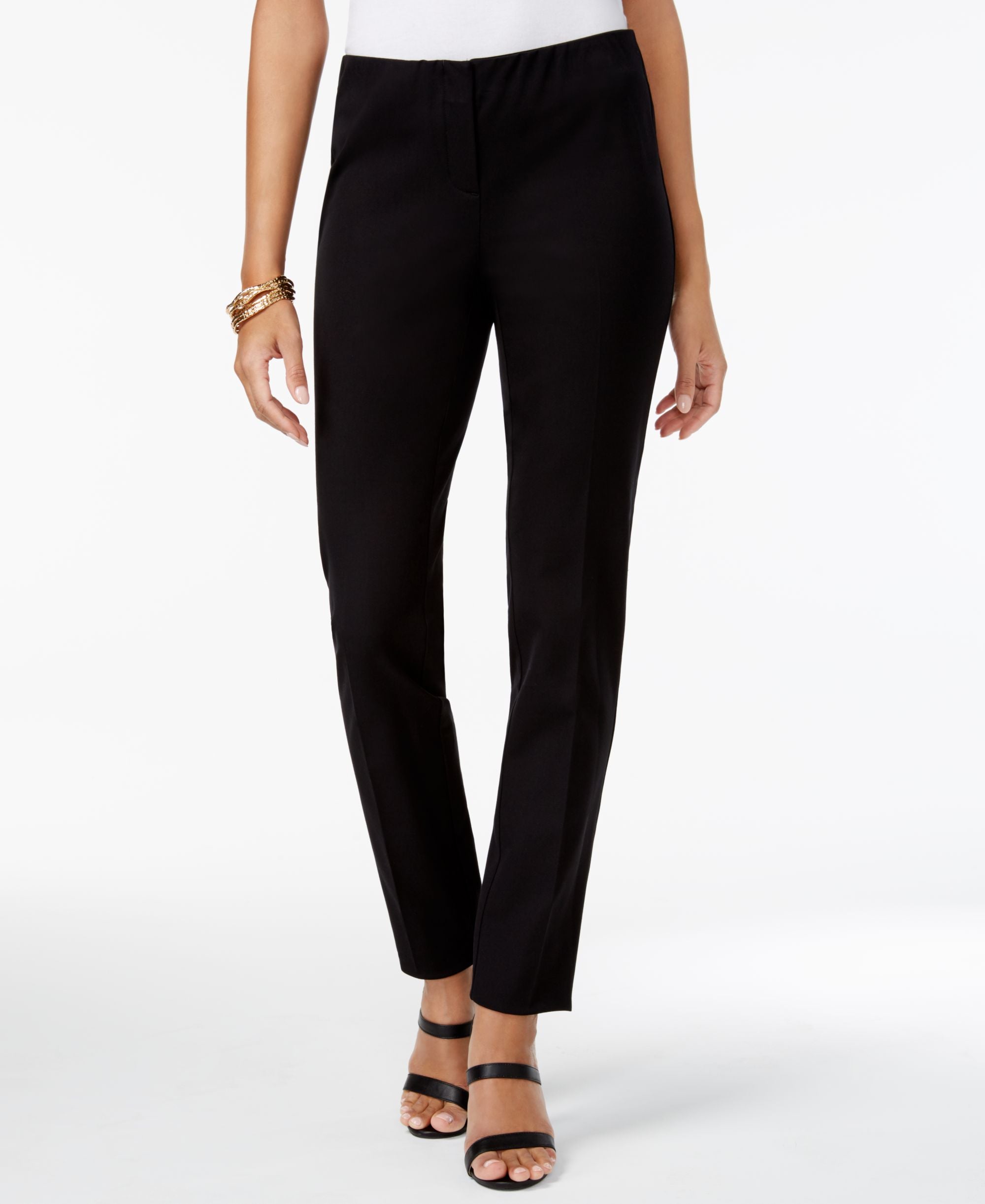 Petite Bi-Stretch Hollywood Skinny-Fit Signature Pants