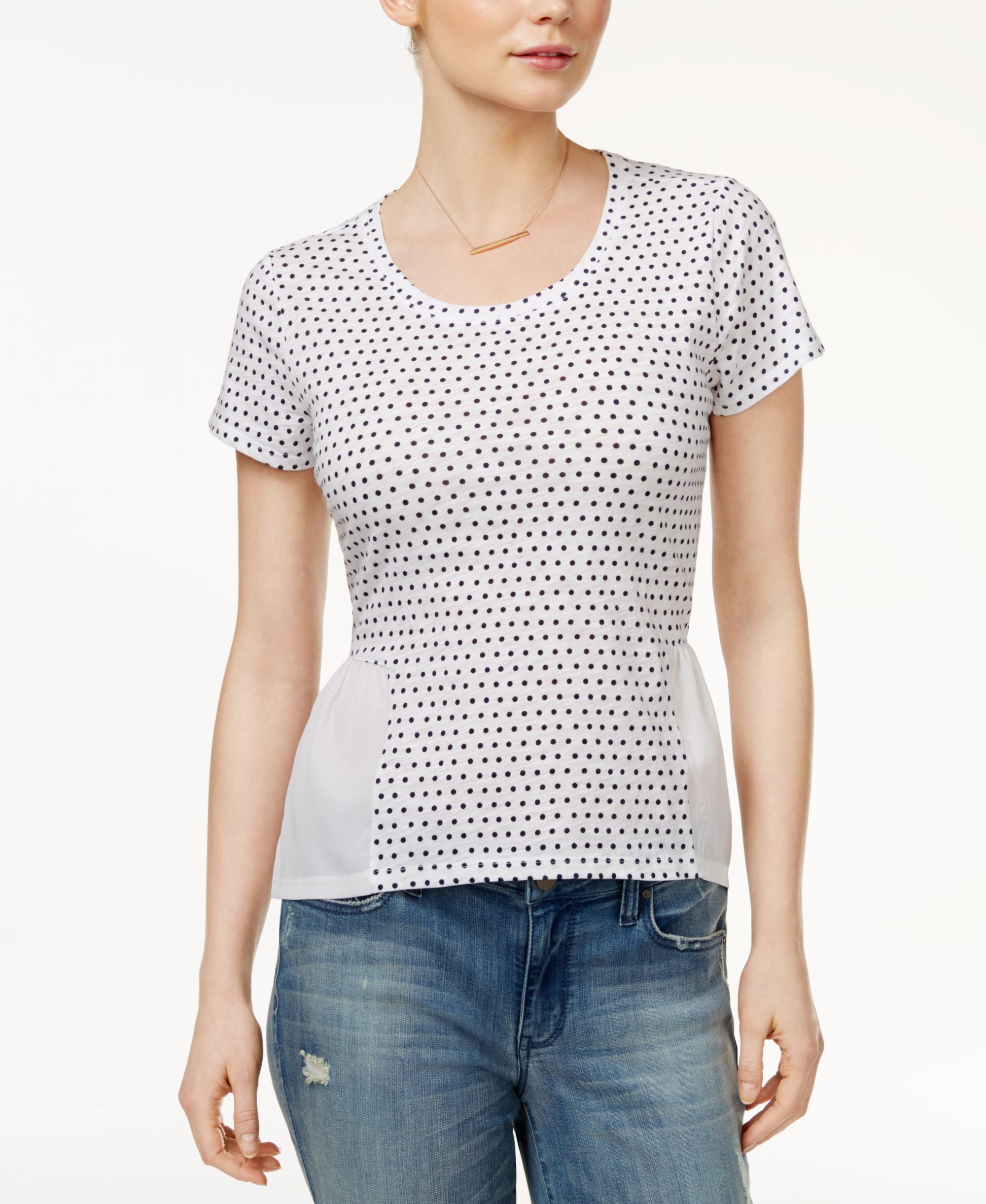 Maison Jules Mixed Media T-Modern Shirt