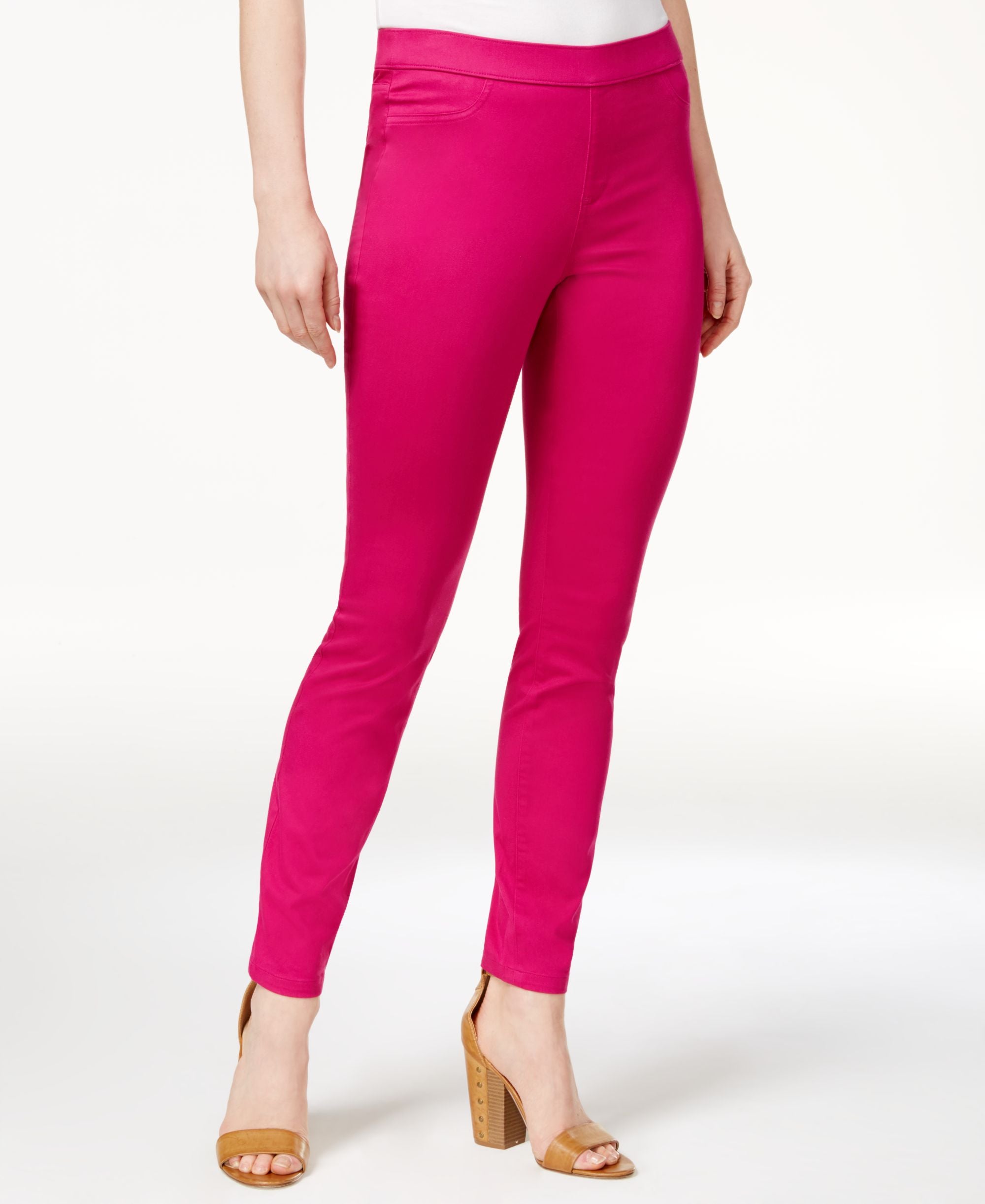 Maison Jules Comfort-Waist Skinny-Fit Signature Pants