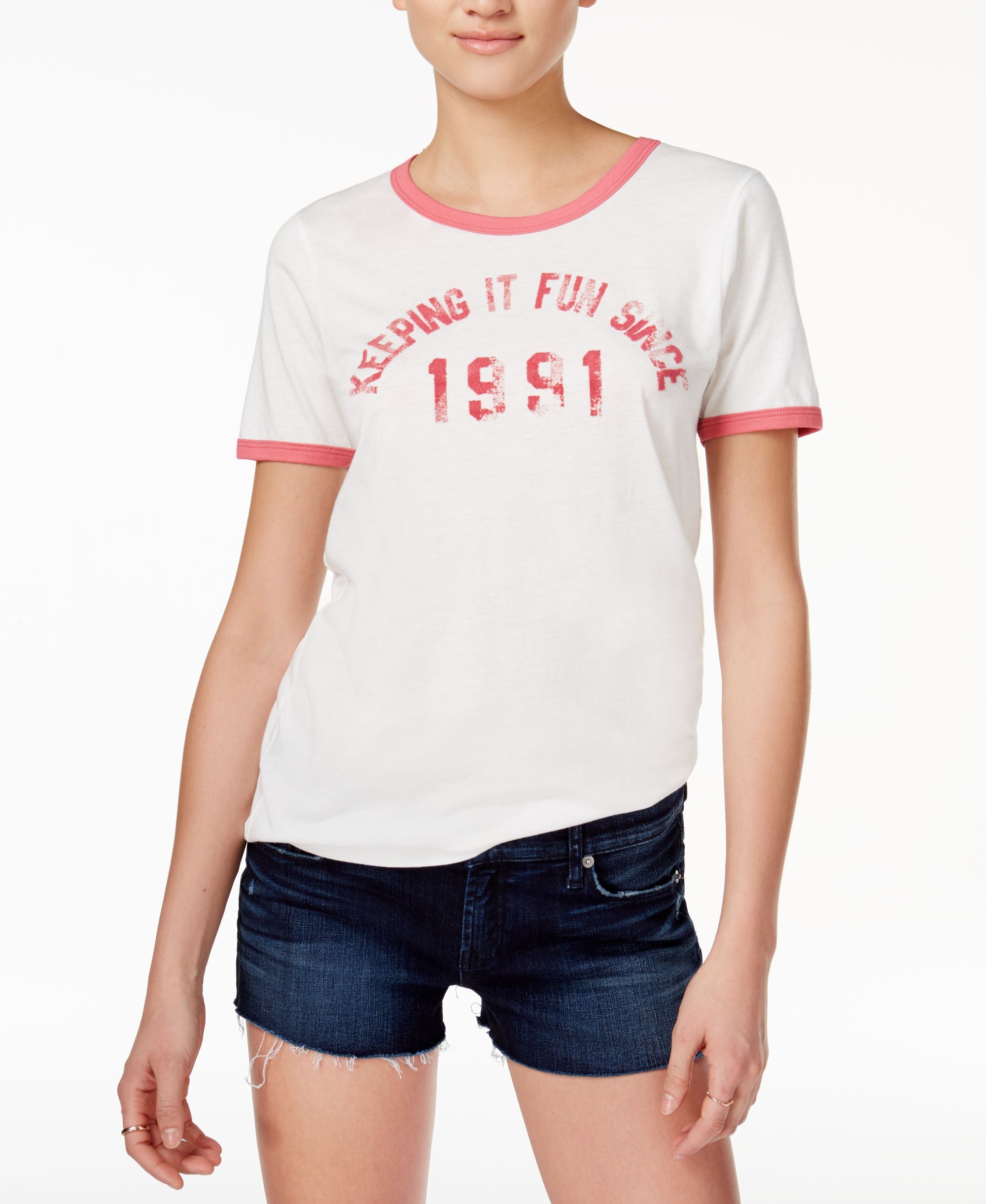 Junk Food Keeping It Fun Graphic Cotton T-Modern Shirt