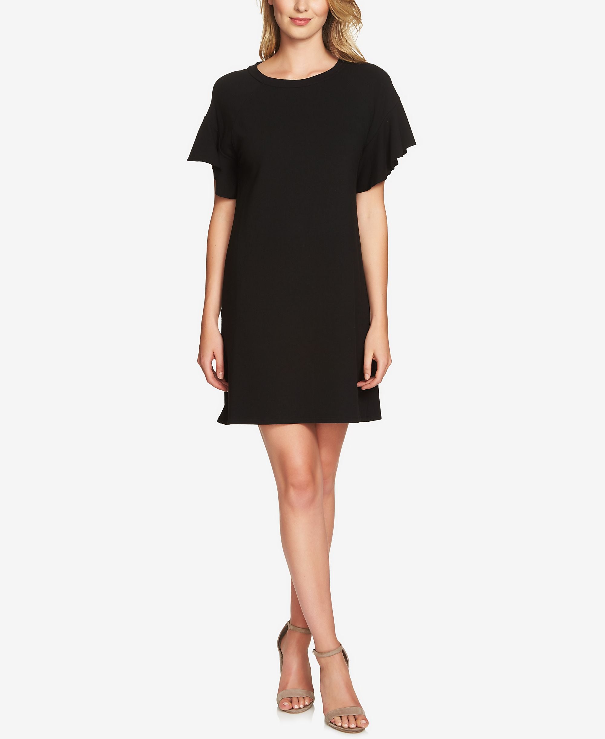 1.State French Terry T-Modern Shirt Dress